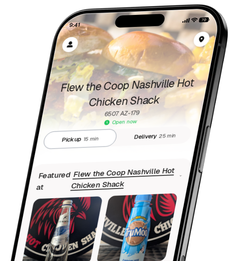 Flew the Coop Nashville Hot Chicken Shack app preview